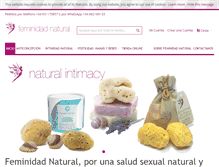 Tablet Screenshot of feminidad-natural.com